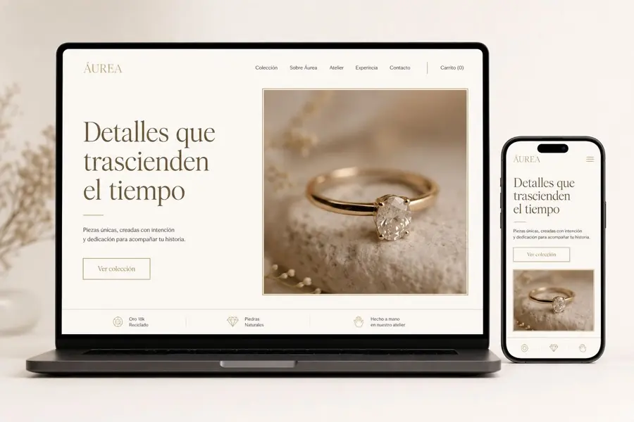 Ejemplo de estilo elegante y sofisticada