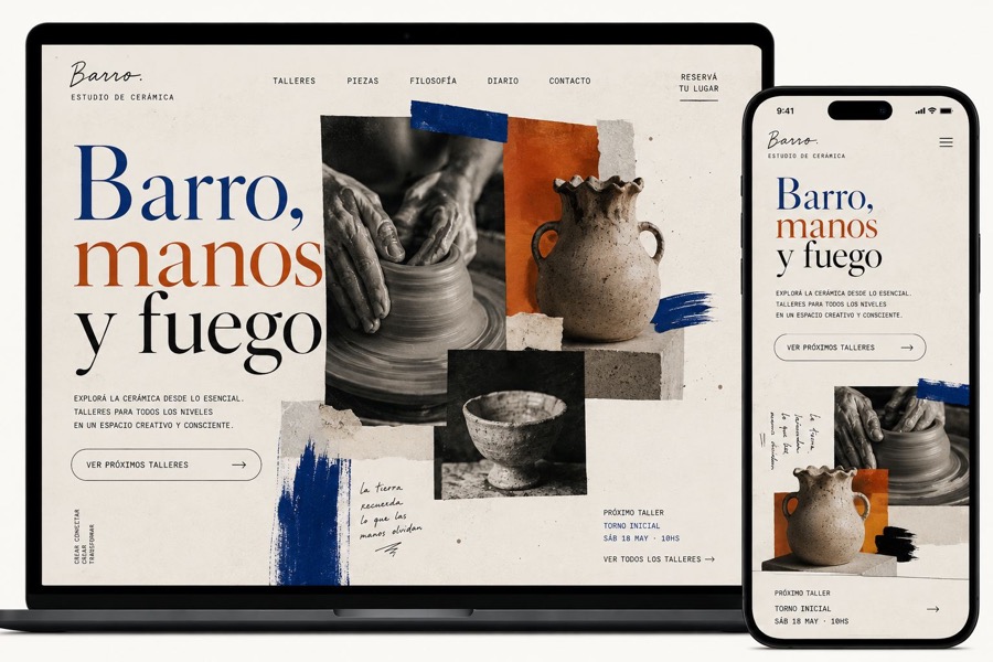 Ejemplo de estilo creativa y artística