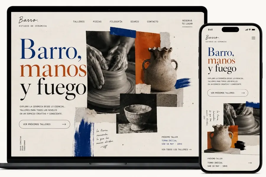 Ejemplo de estilo creativa y artística