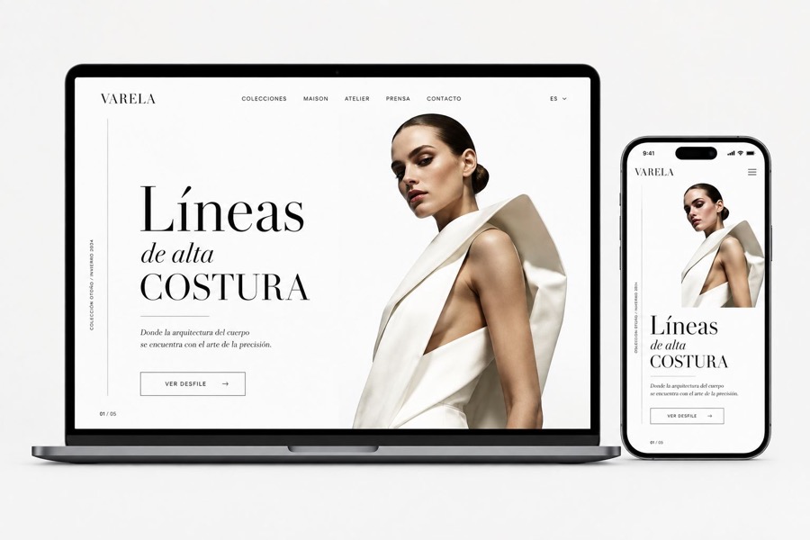 Ejemplo de estilo alta moda