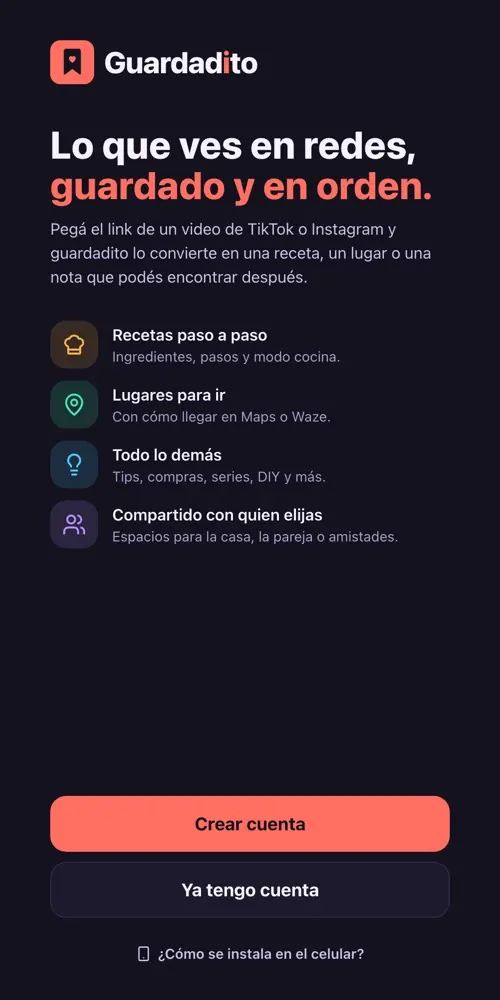 App Guardadito