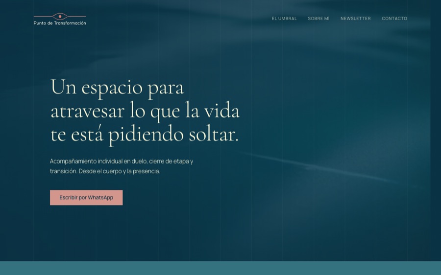 Página Inicio de Punto de Transformación