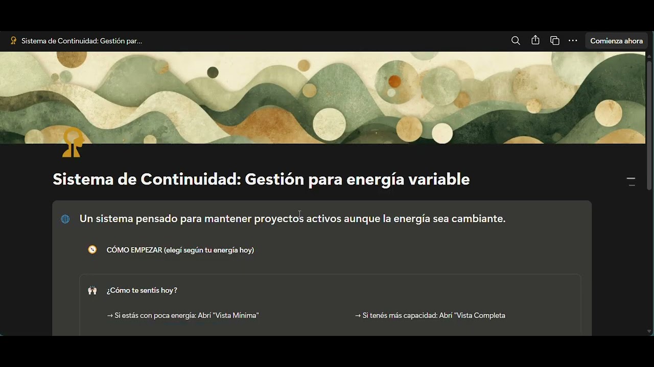 Sistema de Continuidad